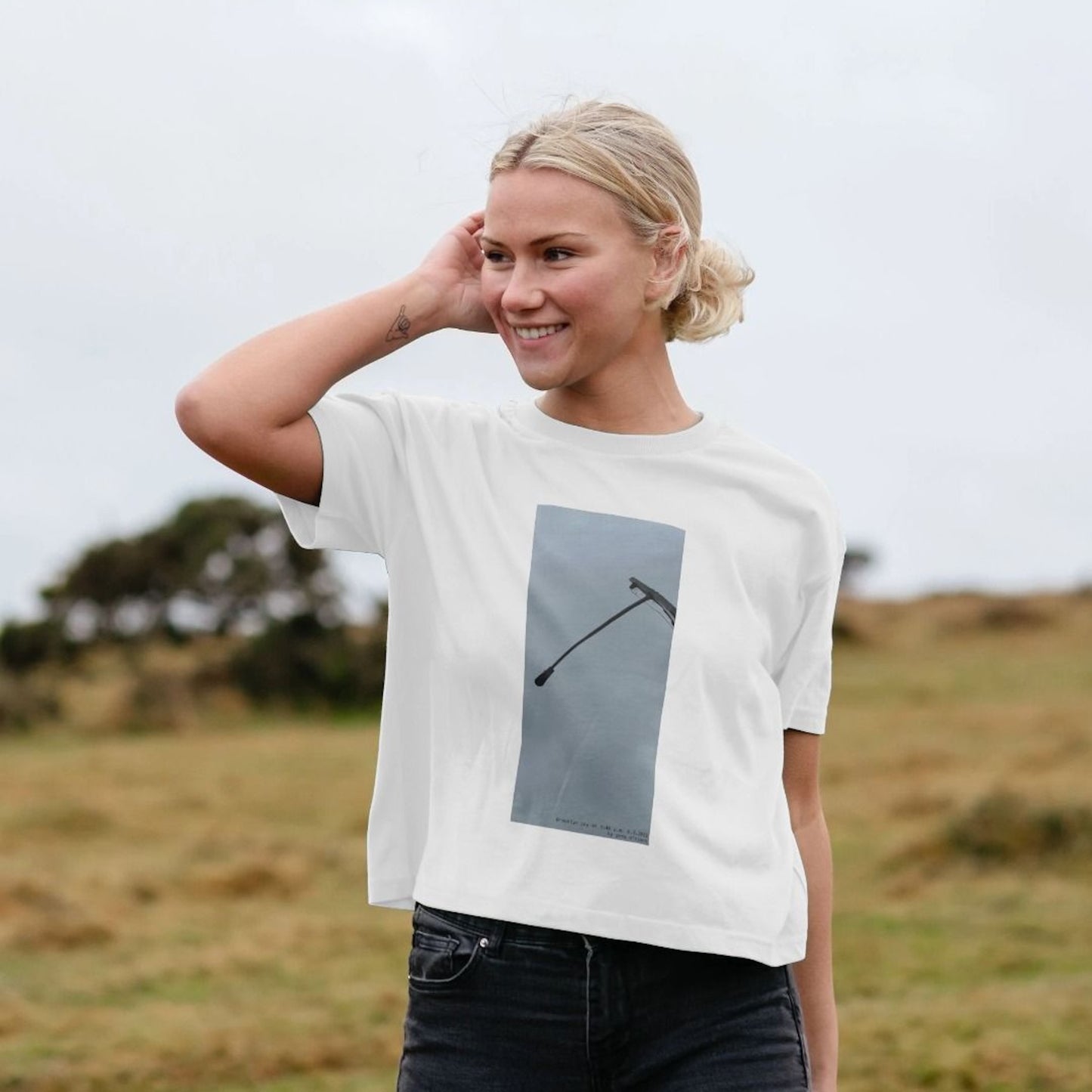 organic cotton boxy tee