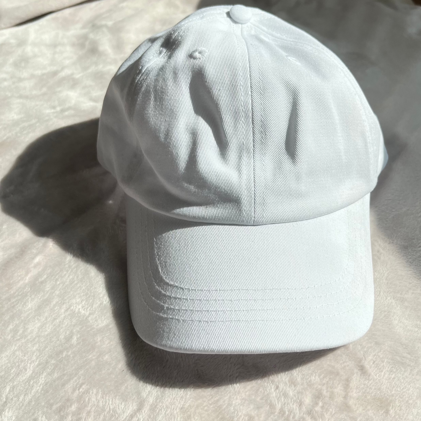 Organic Cotton Plain Clean Up Cap