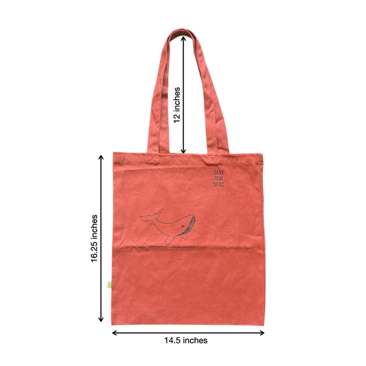 Organic Cotton Tote Bag - Save Our Seas