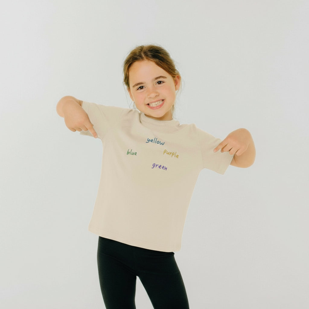 kids organic cotton tee