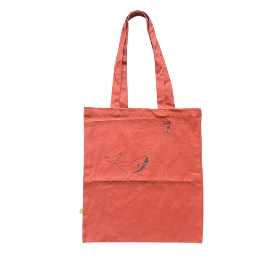 Organic Cotton Tote Bag - Save Our Seas