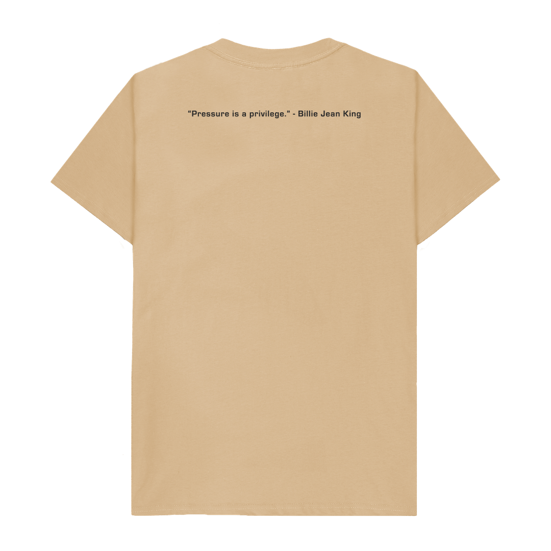 organic cotton tee men sand