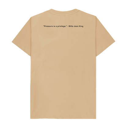 organic cotton tee men sand