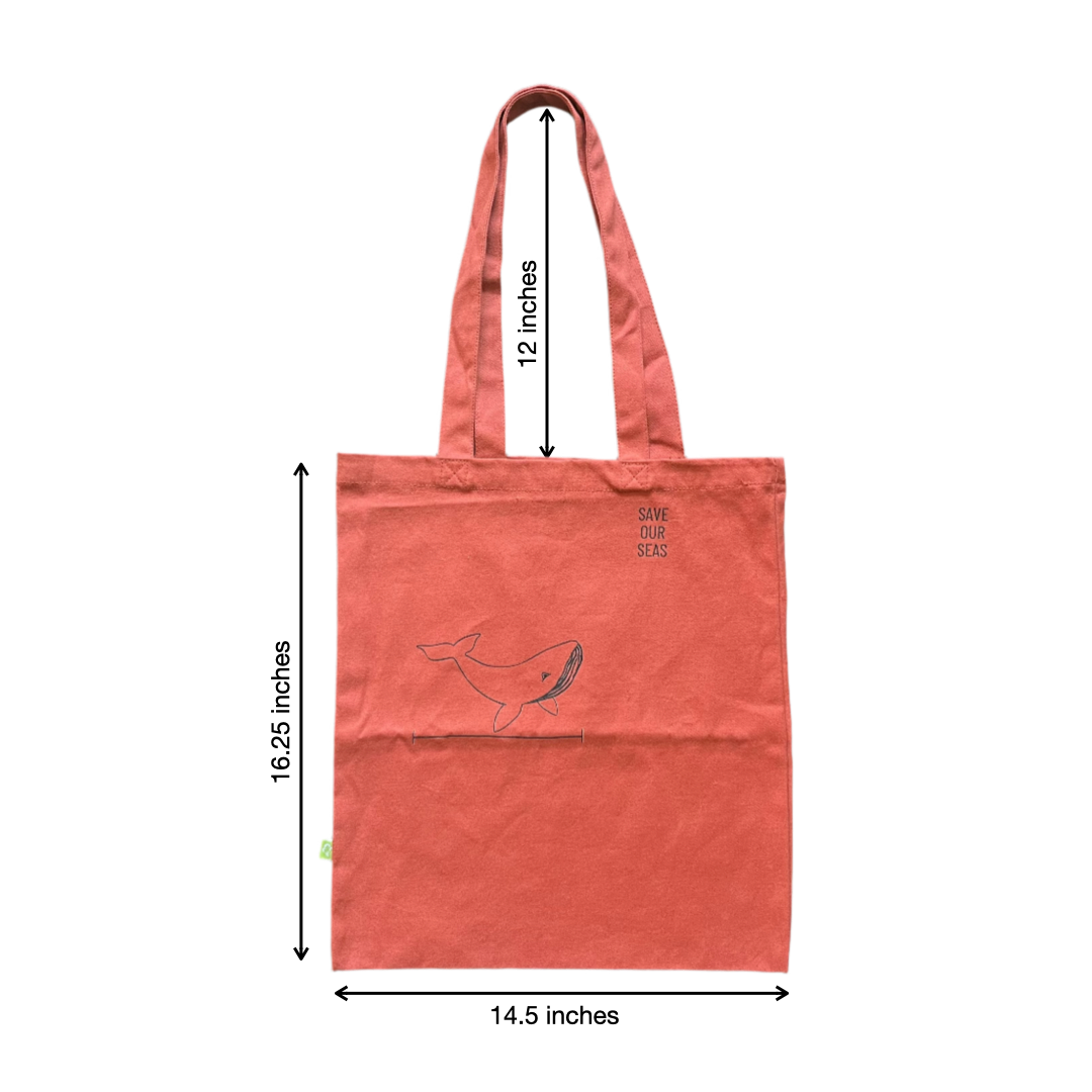 Organic Cotton Tote Bag - Save Our Seas
