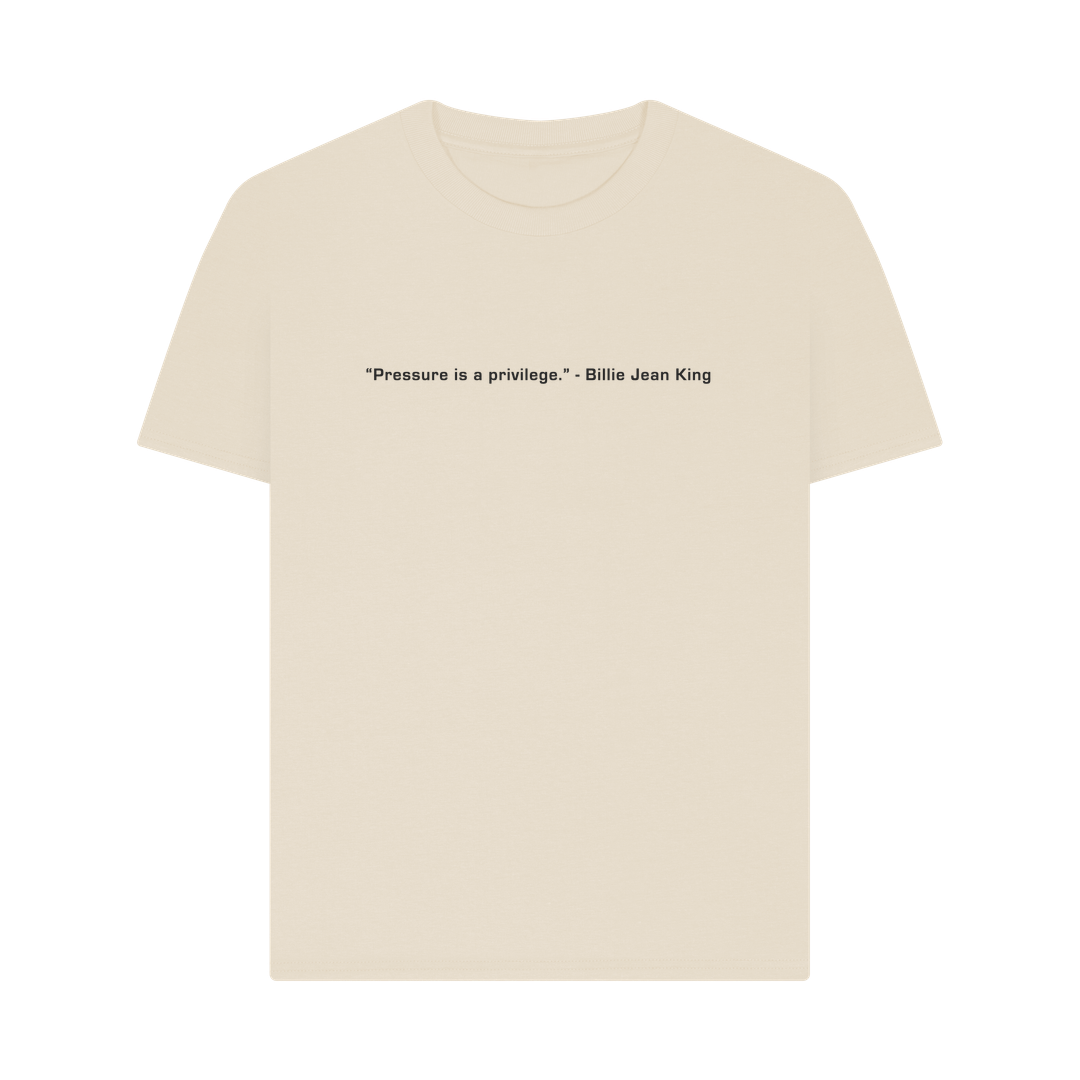 Women's Organic Cotton Quote Tee Oat