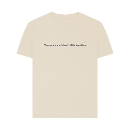 Women's Organic Cotton Quote Tee Oat