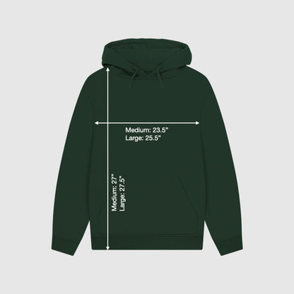 Unisex Organic Cotton Kangaroo Pocket Hoodie