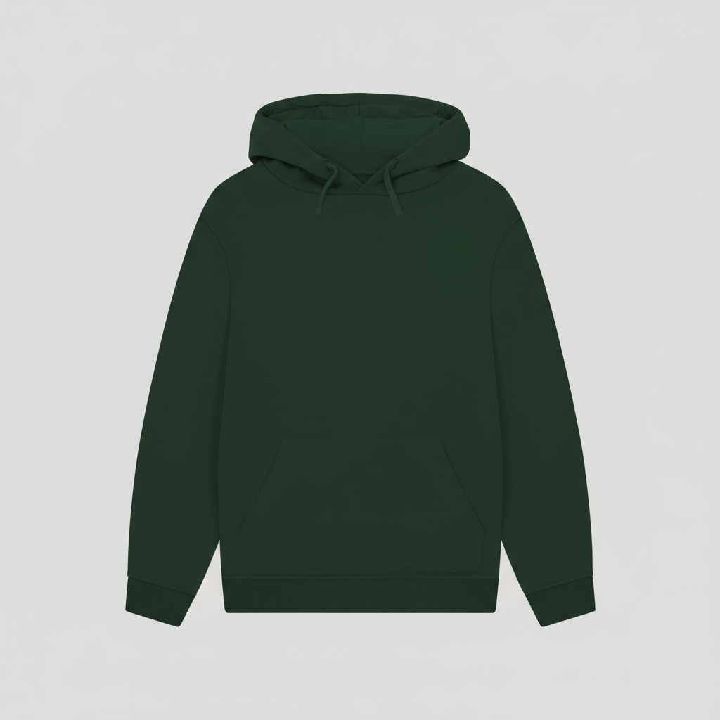 unisex kangaroo pocket hoodie evergreen