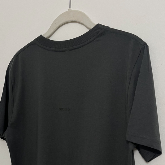 organic cotton tshirt dark gray