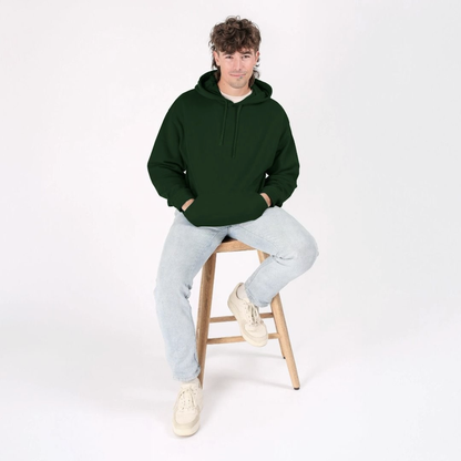 organic cotton evergreen mens hoodie