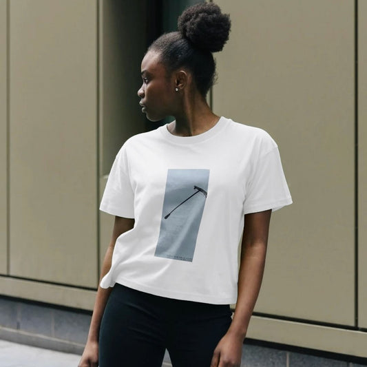 organic cotton boxy tee
